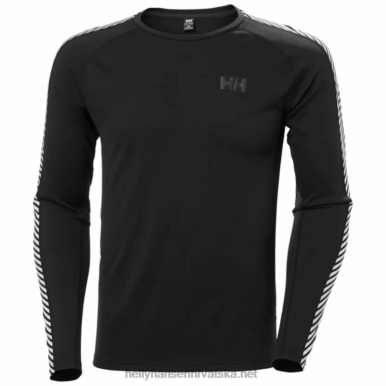 J0HV1038 muška lifa aktivna pruga temeljni sloj za posadu muškarci Helly-Hansen Crvena - Image 1