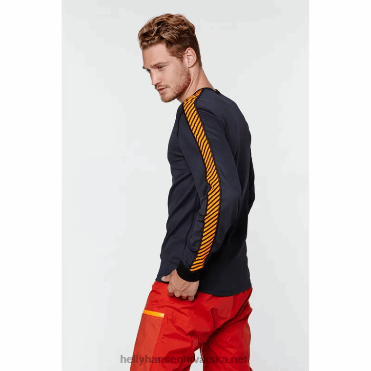 J0HV1047 muški hh lifa traka dugih rukava crew osnovni sloj muškarci Helly-Hansen bijela - Image 10