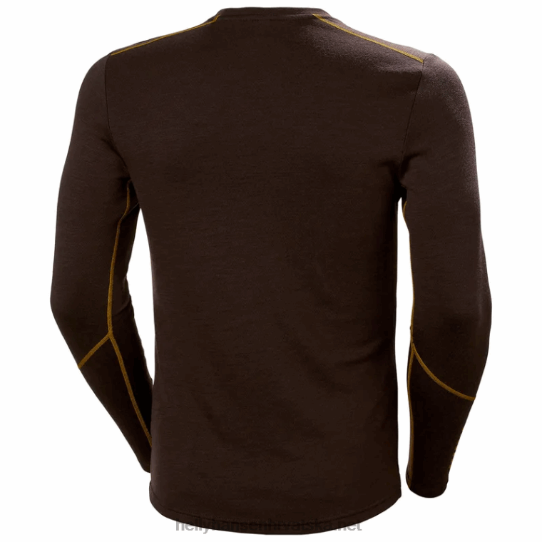 J0HV1071 muški lifa merino srednji sloj za posadu muškarci Helly-Hansen malahit - Image 4