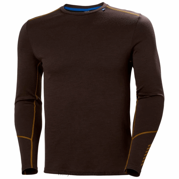 J0HV1071 muški lifa merino srednji sloj za posadu muškarci Helly-Hansen malahit - Image 1