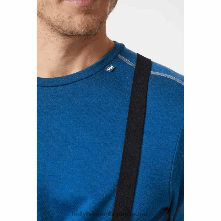 J0HV1073 muški lifa merino srednji sloj za posadu muškarci Helly-Hansen močvarna jagoda - Image 5