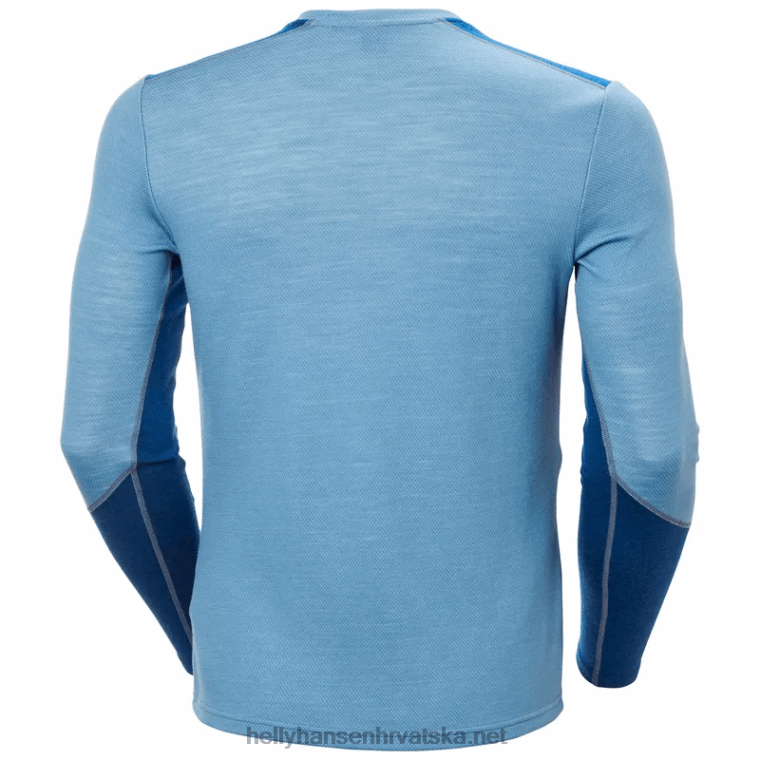 J0HV1075 muški lifa merino srednji sloj za posadu muškarci Helly-Hansen najtamniji spr - Image 4