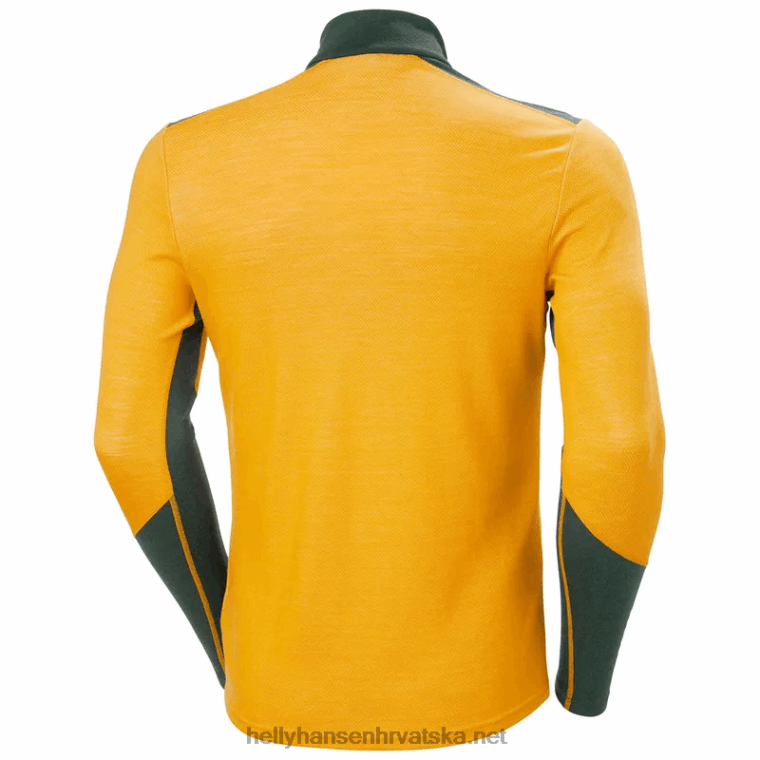 J0HV1083 muški lifa merino srednji sloj s pola patentnim zatvaračem muškarci Helly-Hansen mornarica - Image 4