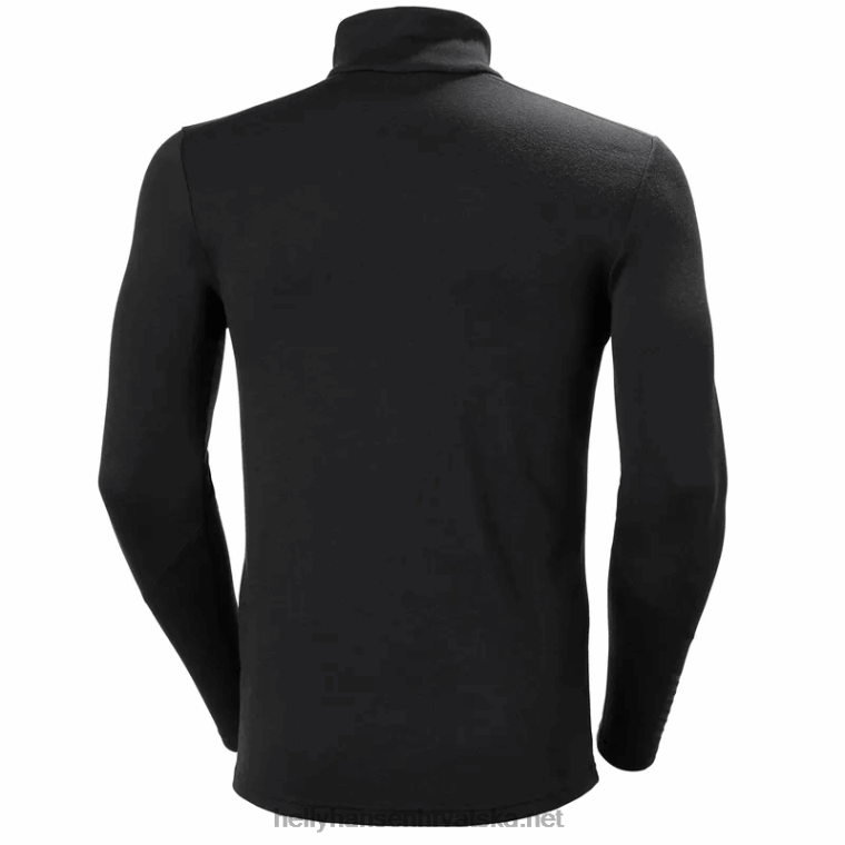 J0HV1085 muški lifa merino srednji sloj s pola patentnim zatvaračem muškarci Helly-Hansen duboki fjord - Image 4