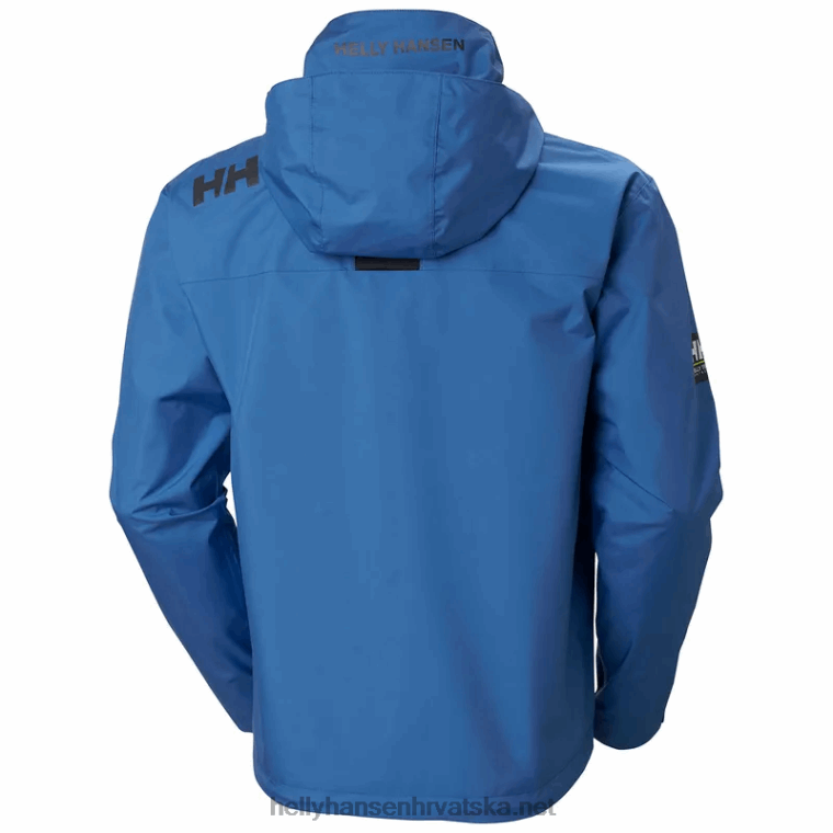J0HV10 muška jedriličarska jakna s kapuljačom za posadu muškarci Helly-Hansen azurit - Image 5