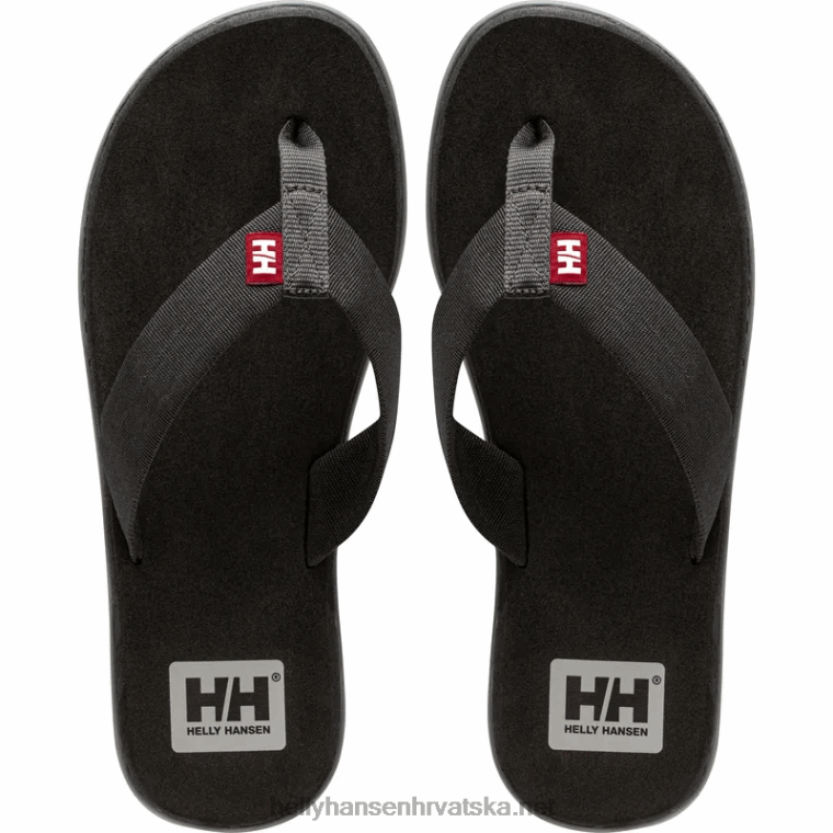 J0HV1207 muške sandale s logotipom muškarci Helly-Hansen mornarica/off - Image 7