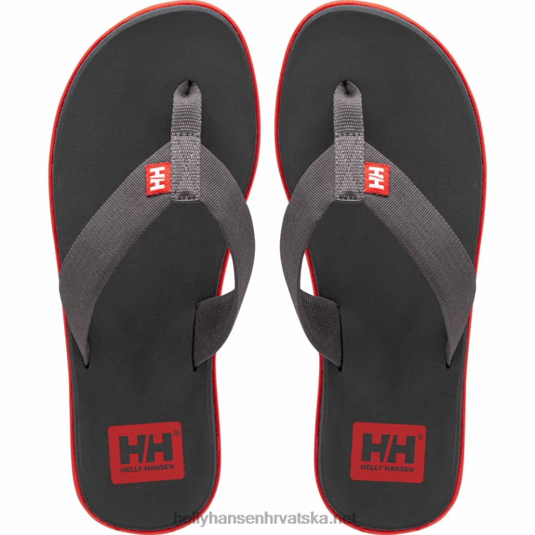 J0HV1208 muške sandale s logotipom muškarci Helly-Hansen crna/ebo - Image 7