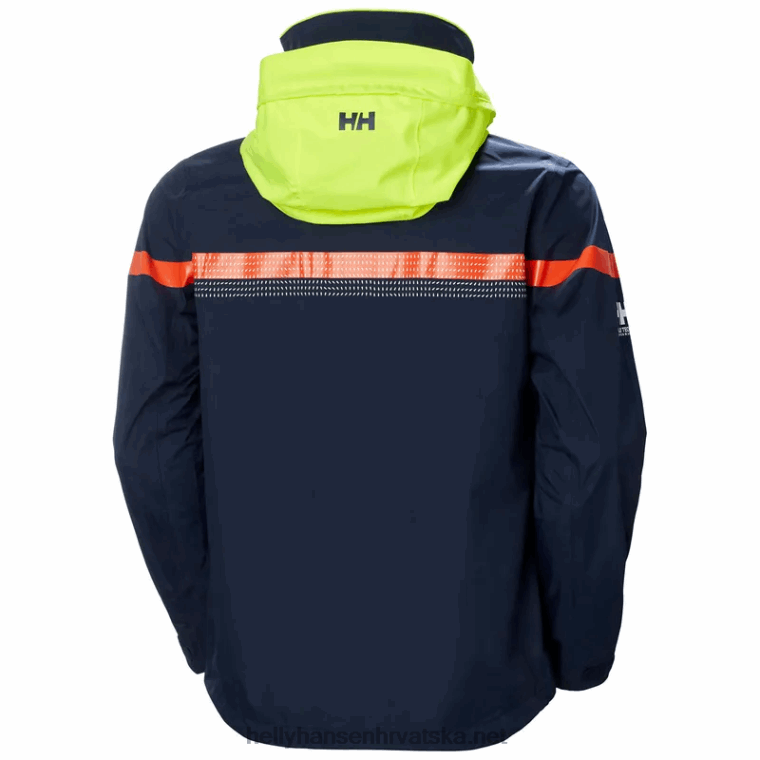 J0HV121 muška ocean race 3-slojna jakna za jedrenje muškarci Helly-Hansen mornarica - Image 2