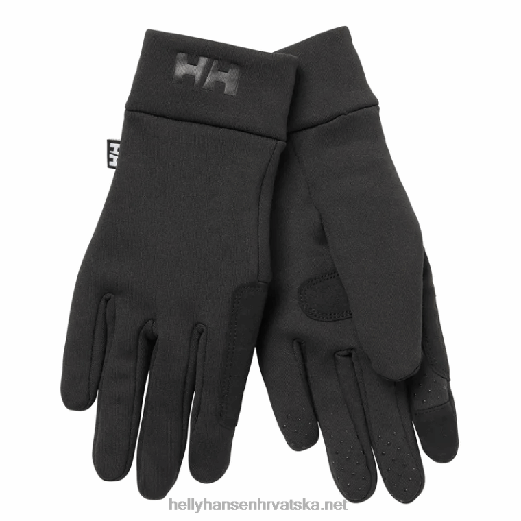J0HV1298 hh podstava za rukavice od flisa muškarci Helly-Hansen crno - Image 1