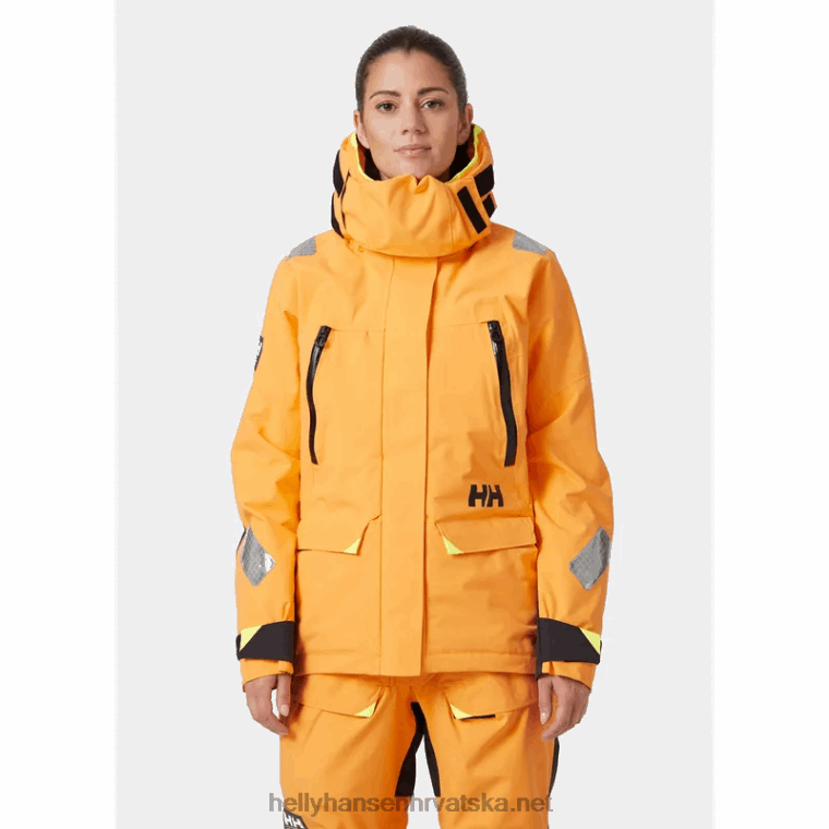 J0HV1319 ženska jakna za jedrenje skagen offshore žene Helly-Hansen terakota - Image 4