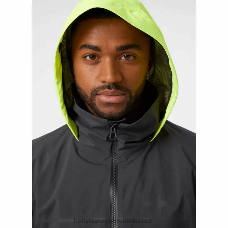 J0HV131 muška jakna za jedrenje s hp folijom muškarci Helly-Hansen ebanovina - Image 3