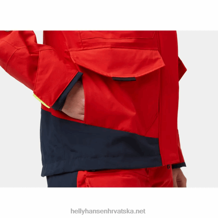 J0HV1323 ženska jakna za obalno jedrenje od soli žene Helly-Hansen ružičasti sorbet - Image 13