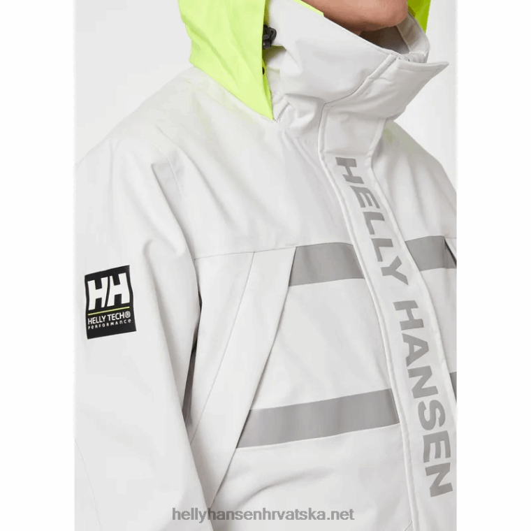 J0HV1324 ženska jakna za obalno jedrenje od soli žene Helly-Hansen upozorenje crveno - Image 6