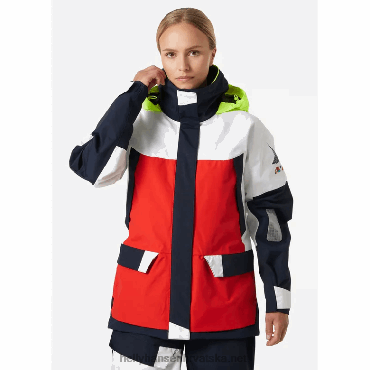 J0HV1334 ženska jakna za obalno jedrenje Newport žene Helly-Hansen terakota - Image 2