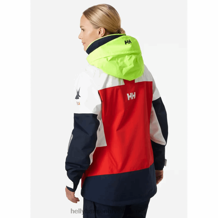 J0HV1334 ženska jakna za obalno jedrenje Newport žene Helly-Hansen terakota - Image 3