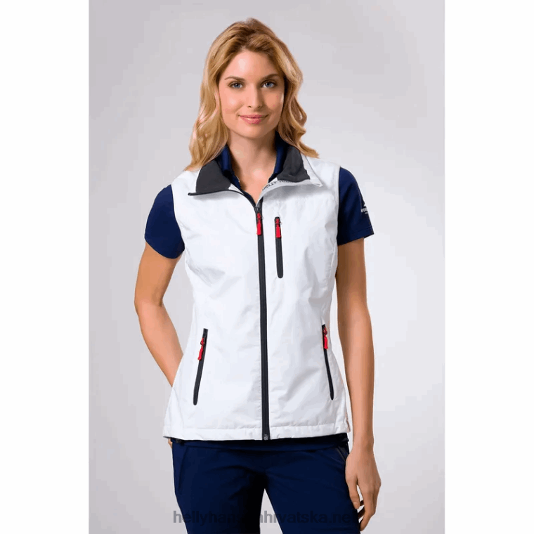 J0HV1344 ženski prsluk za jedrenje posade žene Helly-Hansen siva magla - Image 4