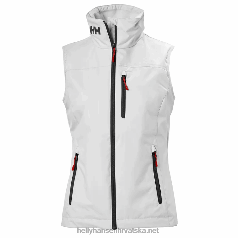 J0HV1344 ženski prsluk za jedrenje posade žene Helly-Hansen siva magla - Image 1