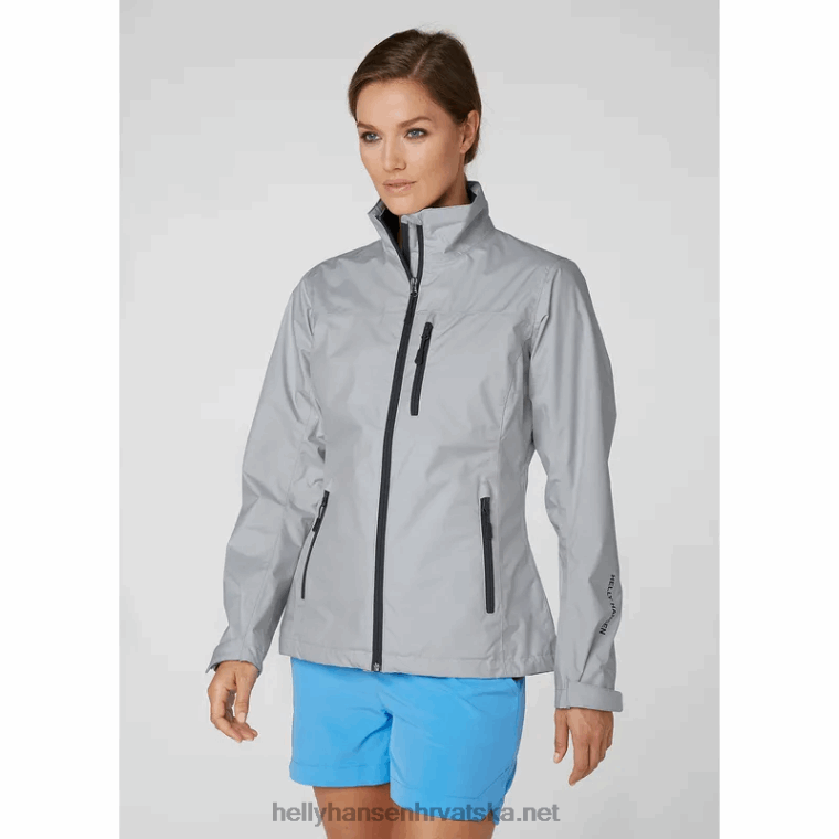 J0HV1355 ženska srednjeslojna jedriličarska jakna za posadu žene Helly-Hansen svijetlo plava - Image 2
