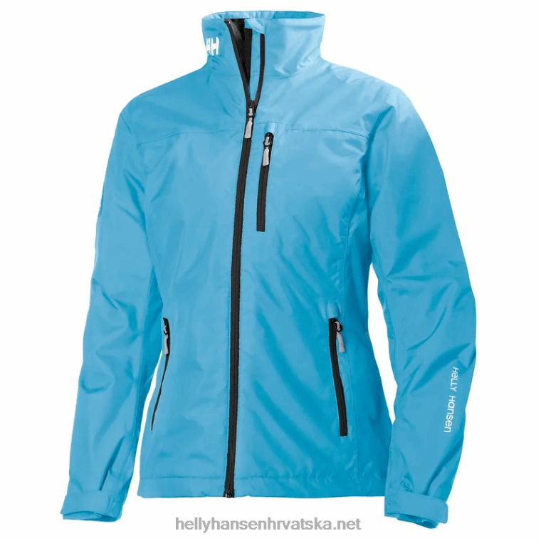 J0HV1364 ženska jakna za jedrenje za posadu žene Helly-Hansen siva magla - Image 18