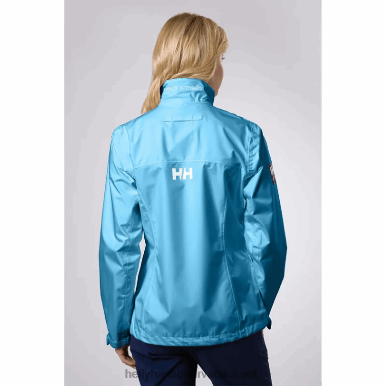 J0HV1364 ženska jakna za jedrenje za posadu žene Helly-Hansen siva magla - Image 3