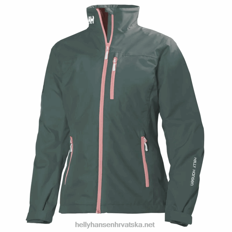J0HV1364 ženska jakna za jedrenje za posadu žene Helly-Hansen siva magla - Image 21