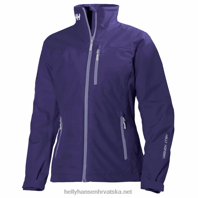 J0HV1364 ženska jakna za jedrenje za posadu žene Helly-Hansen siva magla - Image 4