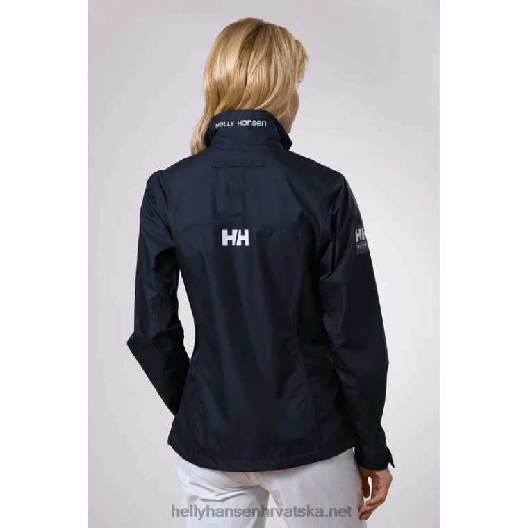 J0HV1364 ženska jakna za jedrenje za posadu žene Helly-Hansen siva magla - Image 7