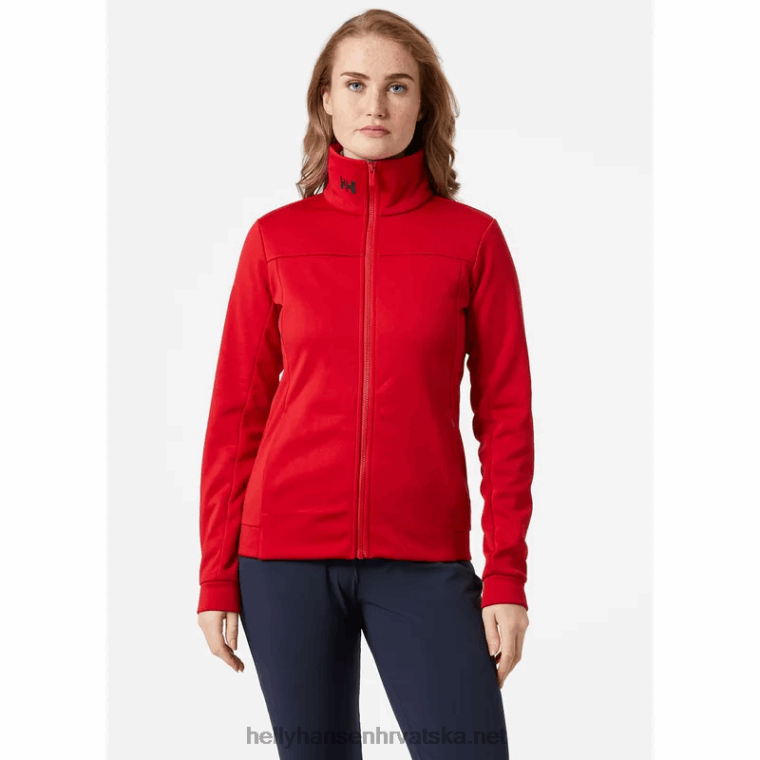 J0HV1379 ženska crew jakna od flisa žene Helly-Hansen svijetlo plava - Image 2