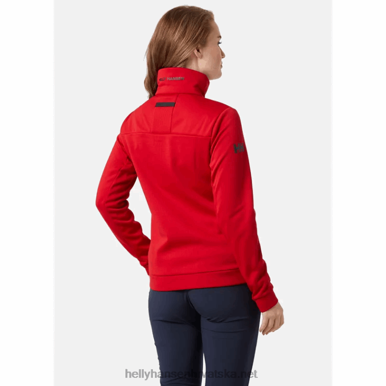 J0HV1379 ženska crew jakna od flisa žene Helly-Hansen svijetlo plava - Image 3