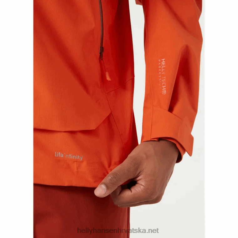 J0HV138 muška verglas infinity školjkasta jakna muškarci Helly-Hansen patrolni oran - Image 6