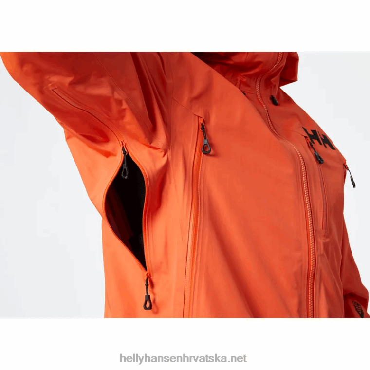 J0HV141 muška jakna od školjke odin 9 worlds infinity muškarci Helly-Hansen svijetli oran - Image 11