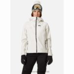 J0HV1439 ženska motionista 3-slojna skijaška jakna od školjke žene Helly-Hansen crno - Image 2