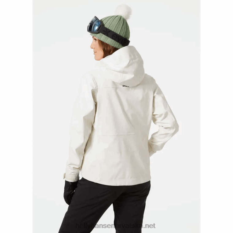 J0HV1439 ženska motionista 3-slojna skijaška jakna od školjke žene Helly-Hansen crno - Image 3