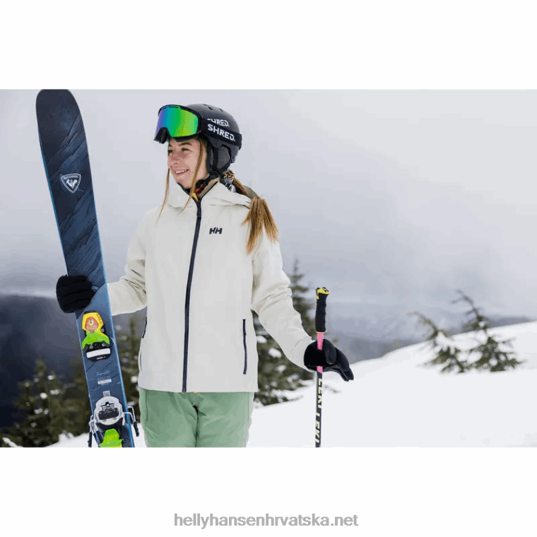 J0HV1439 ženska motionista 3-slojna skijaška jakna od školjke žene Helly-Hansen crno - Image 8