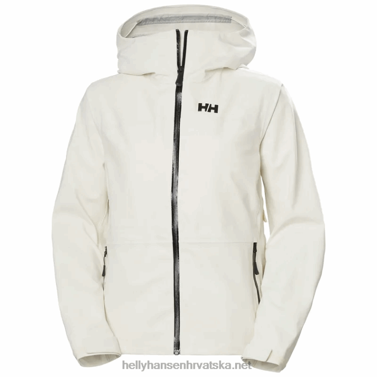 J0HV1439 ženska motionista 3-slojna skijaška jakna od školjke žene Helly-Hansen crno - Image 1