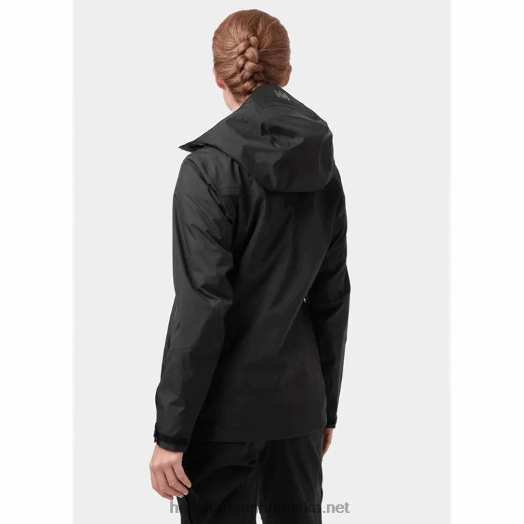 J0HV1449 ženska verglas 3-slojna školjkasta jakna žene Helly-Hansen lav zeleno - Image 3