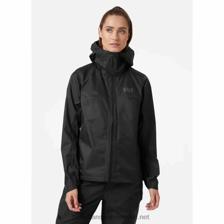 J0HV1454 ženska verglas jakna od mikro školjki žene Helly-Hansen duboki čelik - Image 2