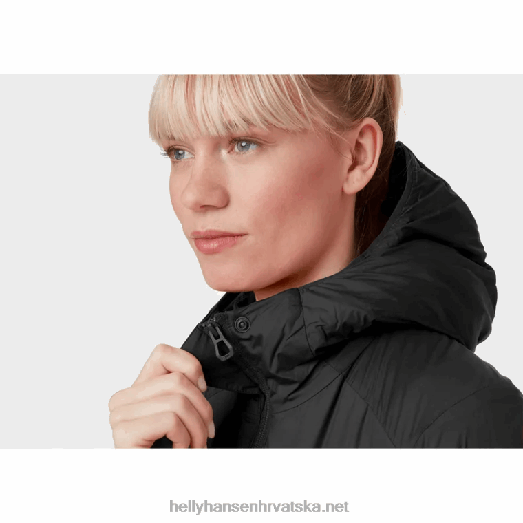 J0HV1466 ženski odin rastezljivi izolator s kapuljačom žene Helly-Hansen žad - Image 7