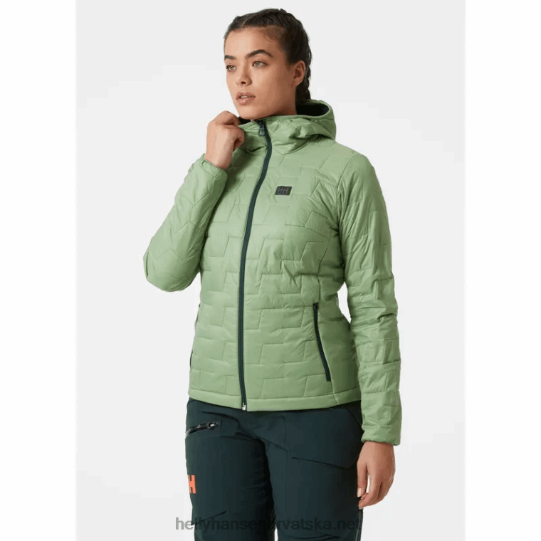 J0HV1482 ženska izolacijska jakna lifaloft s kapuljačom žene Helly-Hansen ametist - Image 2