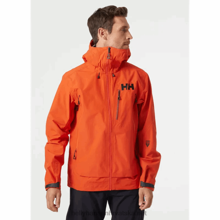 J0HV149 muška odin 9 svjetova 3.0 školjkasta jakna muškarci Helly-Hansen patrolni oran - Image 2