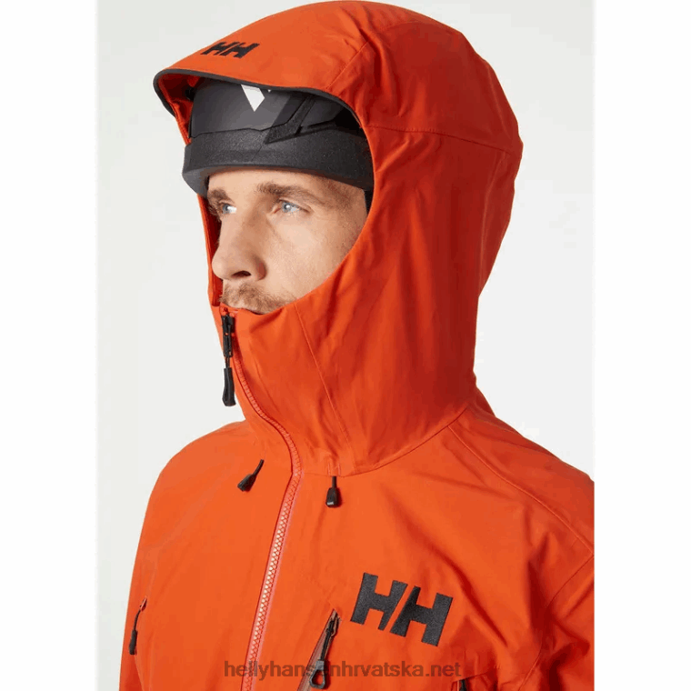 J0HV149 muška odin 9 svjetova 3.0 školjkasta jakna muškarci Helly-Hansen patrolni oran - Image 6