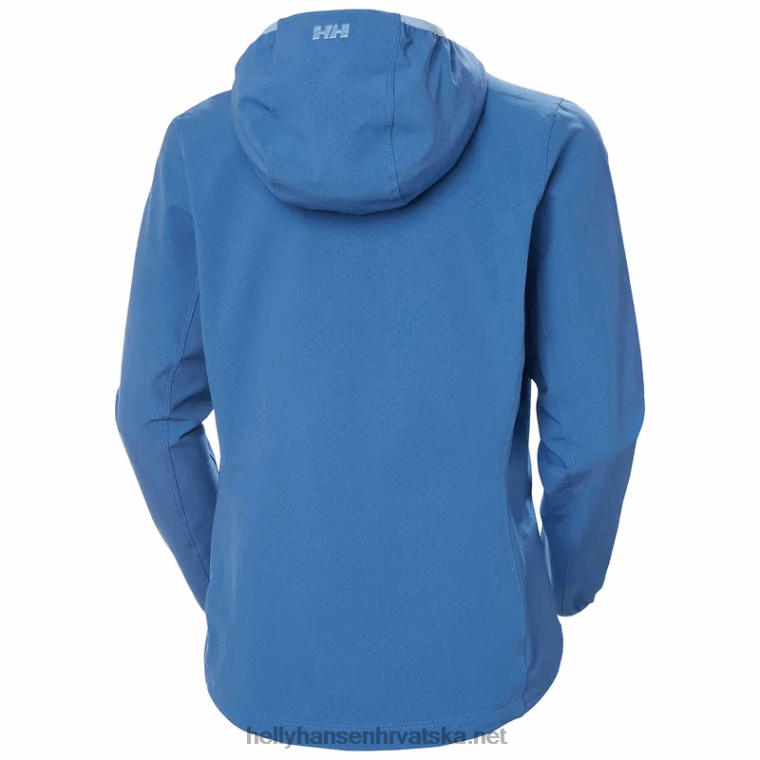 J0HV1507 ženska kaskadna štitasta jakna žene Helly-Hansen svijetli oran - Image 4