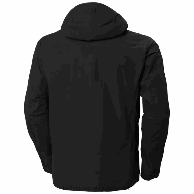 J0HV150 muška odin 9 svjetova 3.0 školjkasta jakna muškarci Helly-Hansen crno - Image 4