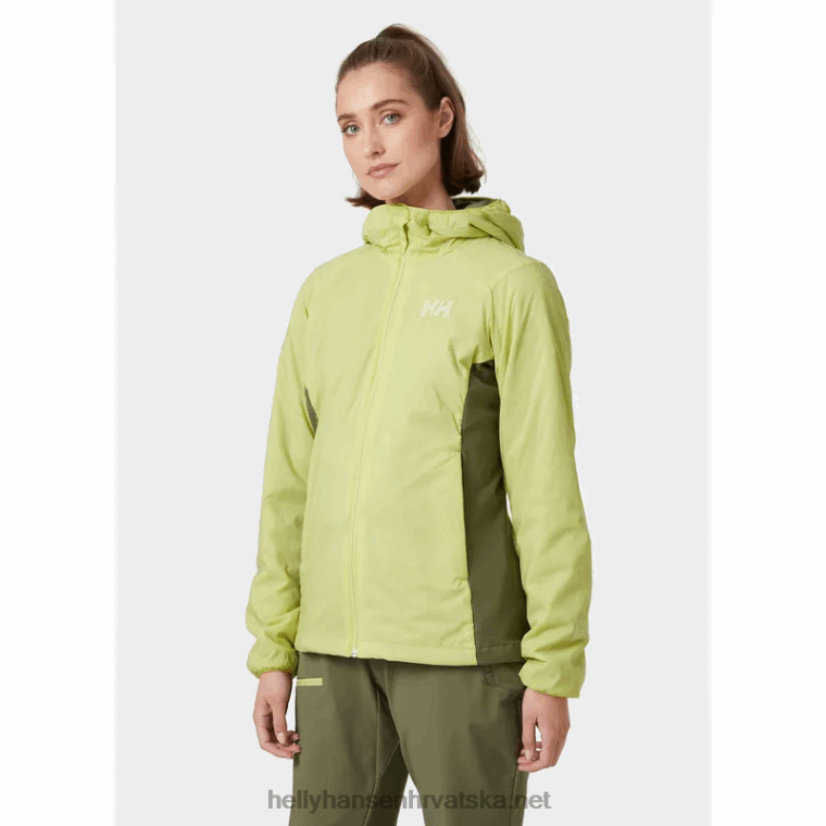 J0HV1513 ženska odin rastezljiva lagana izolacijska jakna s kapuljačom žene Helly-Hansen crno - Image 2