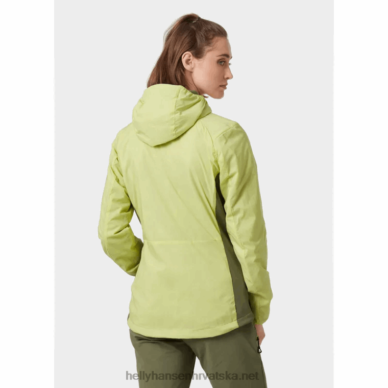 J0HV1513 ženska odin rastezljiva lagana izolacijska jakna s kapuljačom žene Helly-Hansen crno - Image 3
