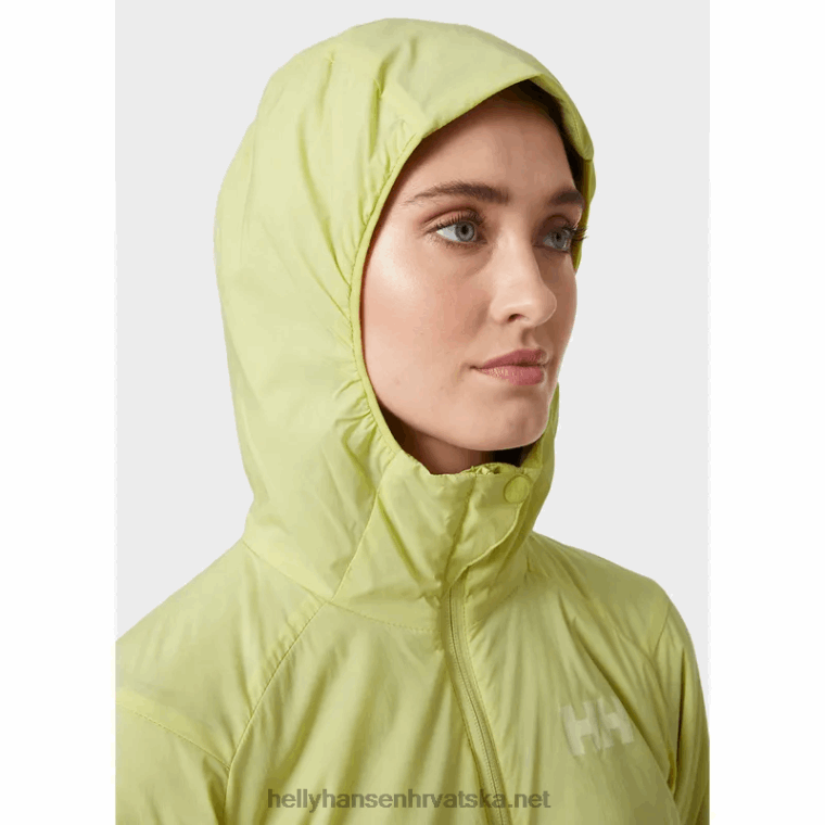 J0HV1513 ženska odin rastezljiva lagana izolacijska jakna s kapuljačom žene Helly-Hansen crno - Image 6