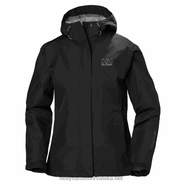 J0HV1523 ženska kišna jakna sedam j žene Helly-Hansen lav zeleno - Image 1