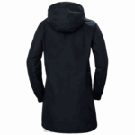 J0HV1544 ženska aden duga kišna jakna žene Helly-Hansen crno - Image 2