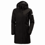 J0HV1544 ženska aden duga kišna jakna žene Helly-Hansen crno - Image 4