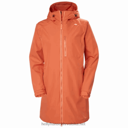 J0HV1559 ženska duga belfast jakna žene Helly-Hansen crno
